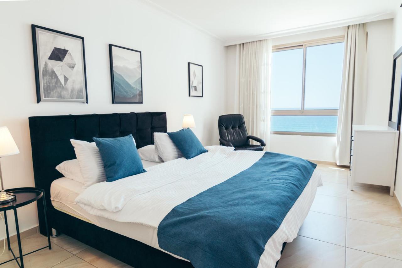 Almog Beach Apartments מגדלי חוף הכרמל חיפה Zewnętrze zdjęcie