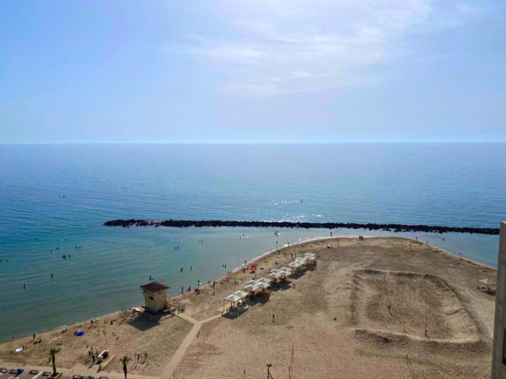 Almog Beach Apartments מגדלי חוף הכרמל חיפה Zewnętrze zdjęcie