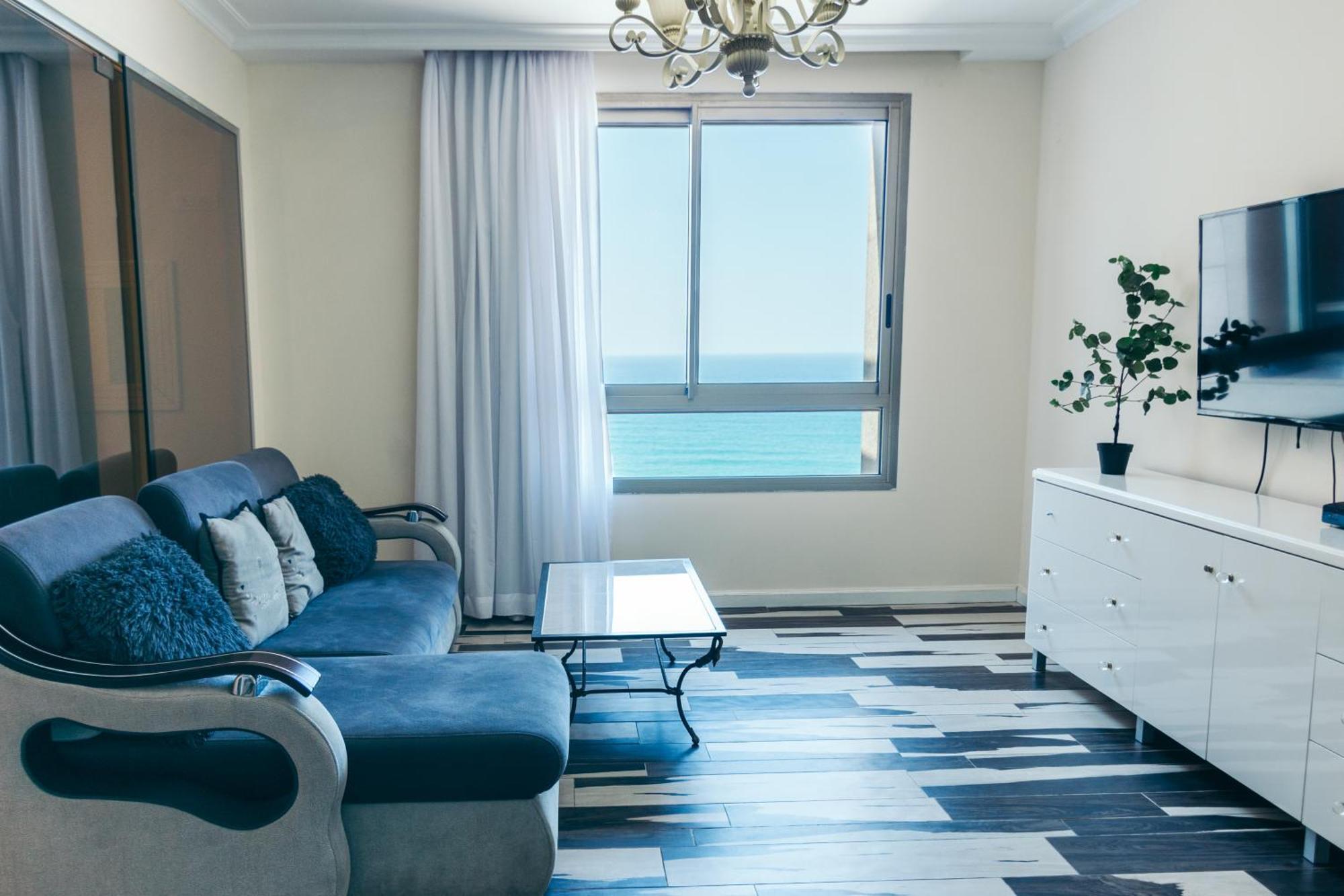 Almog Beach Apartments מגדלי חוף הכרמל חיפה Zewnętrze zdjęcie